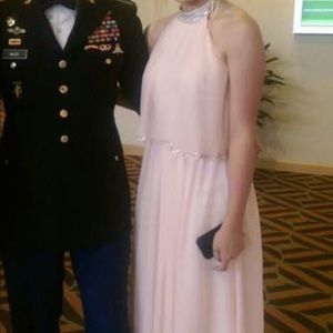 Halter top prom dress